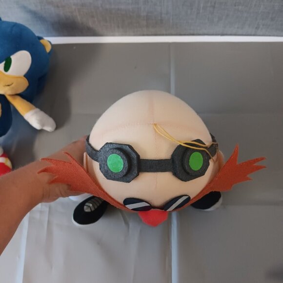 Sonic Hedgehog Dr Robotnik Eggman Plush Lot Sega Video Game Stuffed Animals - Picture 9 of 11